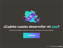 Tablet Screenshot of cuantocuestamiapp.com